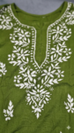 Handcrafted Sleeveless Chikankari Short Top