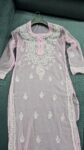 Pink Chikankari Handcrafted Kurti with Free Spaghetti Inner (1)
