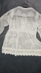 White Chikankari Handcrafted Short Frock Top (2)